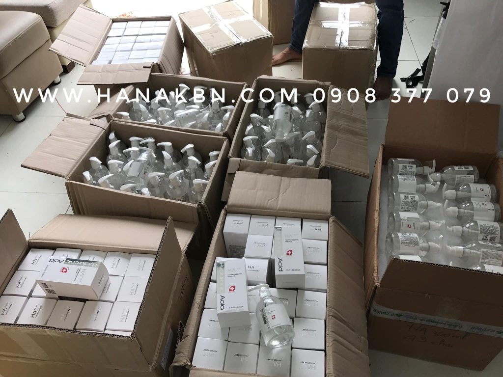 Hình ảnh HA Plus 100ml và 300ml chính hãng về hàng tại công ty HanaKBN