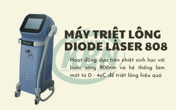 Máy triệt lông Diode Laser 808