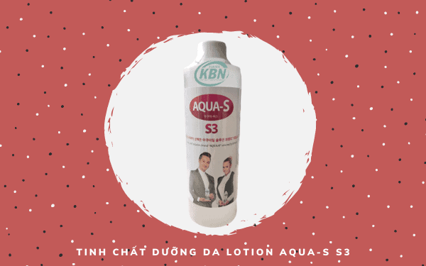 Tinh chất dưỡng da Lotion AQUA-S S3 vừa giúp tẩy trang vừa bổ sung dưỡng chất