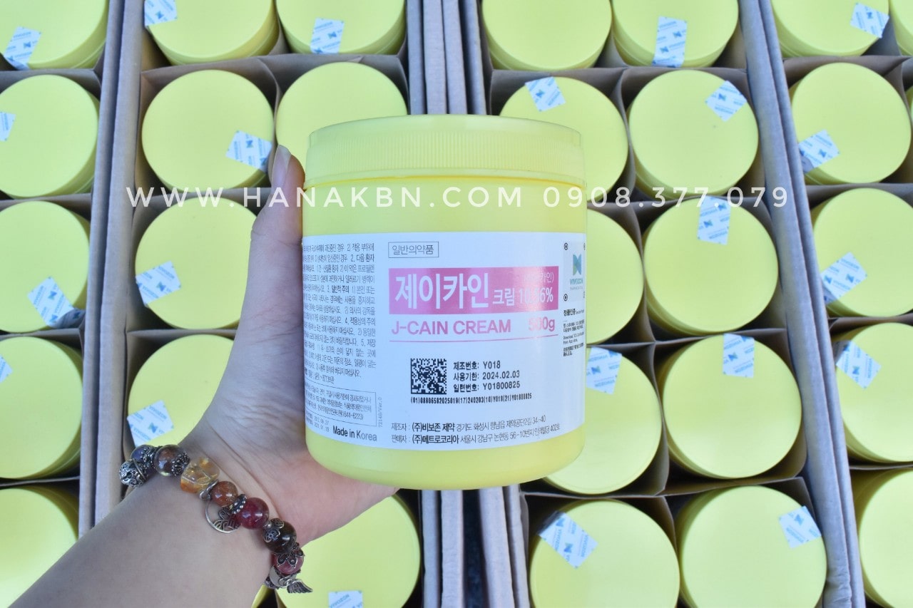 Hình ảnh kem ủ tê Hàn Quốc J Cain Cream 10.56%