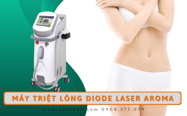 Hình ảnh máy triệt lông Diode Laser Aroma Hàn Quốc