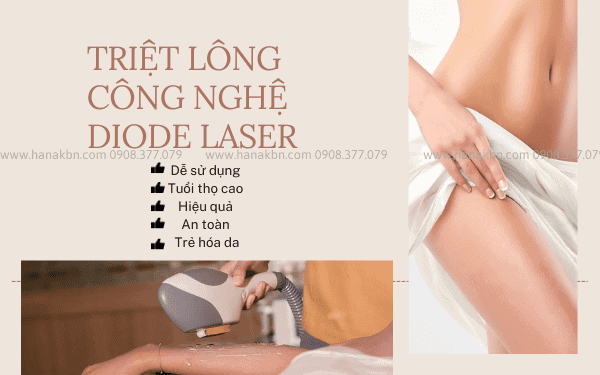 Lợi ích triệt lông Diode Laser