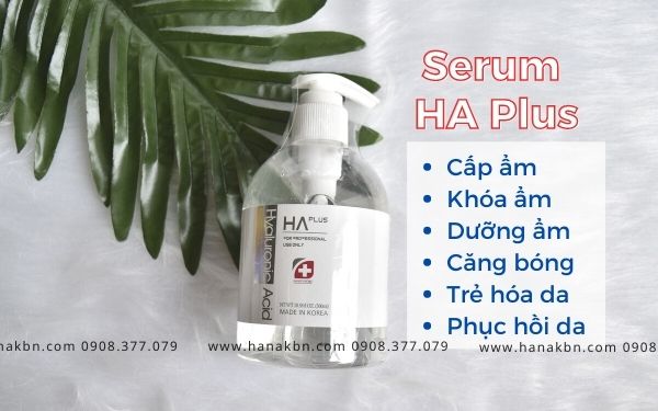 Serum HA Plus căng bóng, trẻ hóa da, hiệu quả và an toàn cho da
