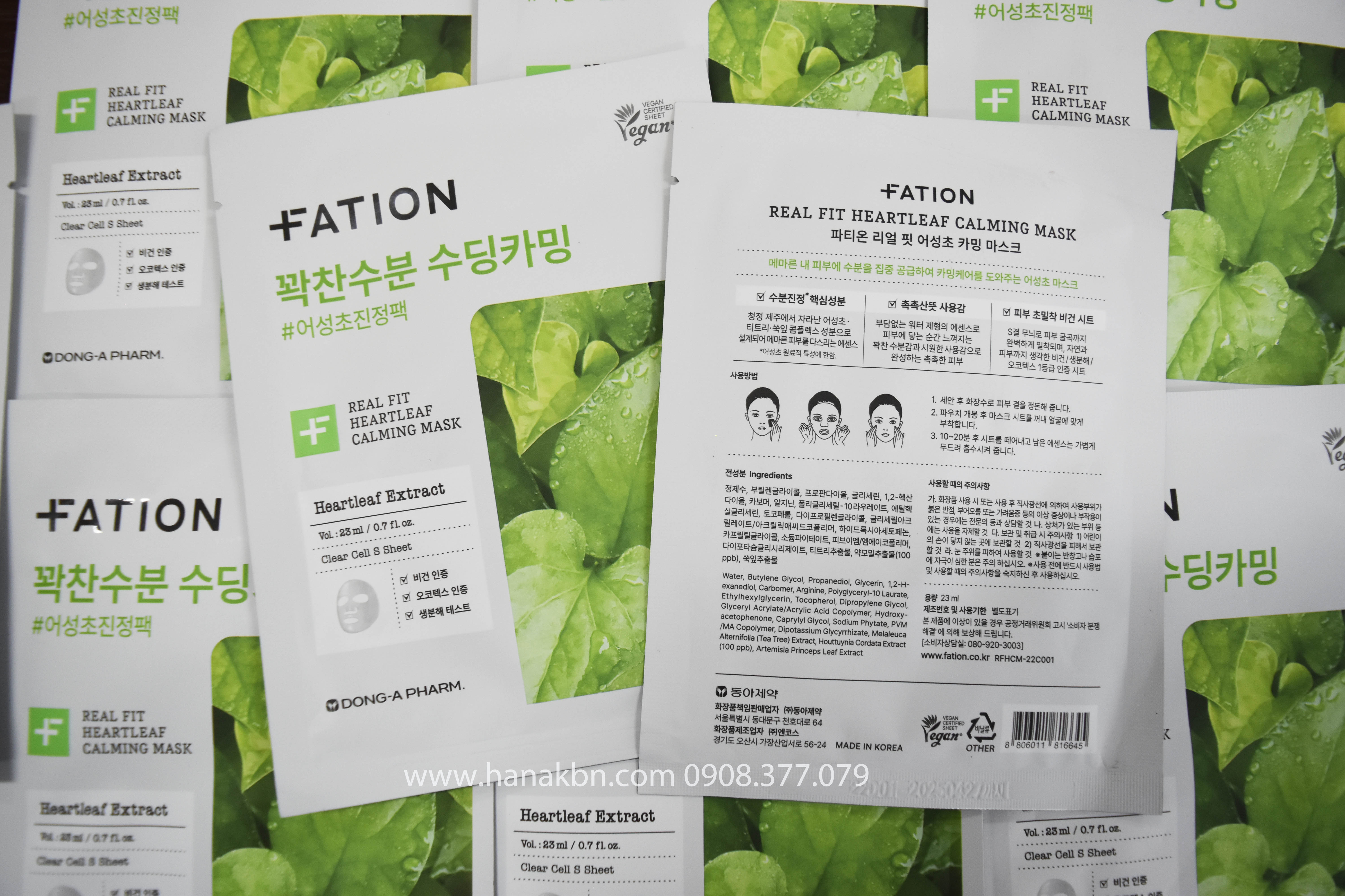 Mặt nạ Fation Real Fix Heartleaf Calming Mask