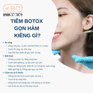 tiem-botox-gon-ham-nen-kieng-gi