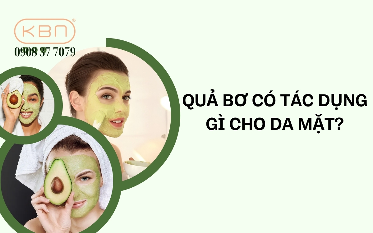 Quả bơ có tác dụng gì cho da mặt?