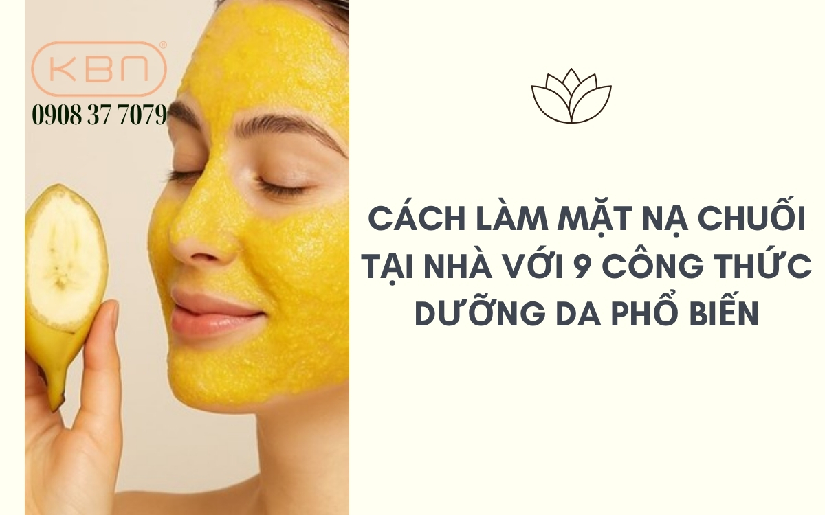 Cách làm mặt nạ chuối dưỡng da, chăm sóc tóc tại nhà