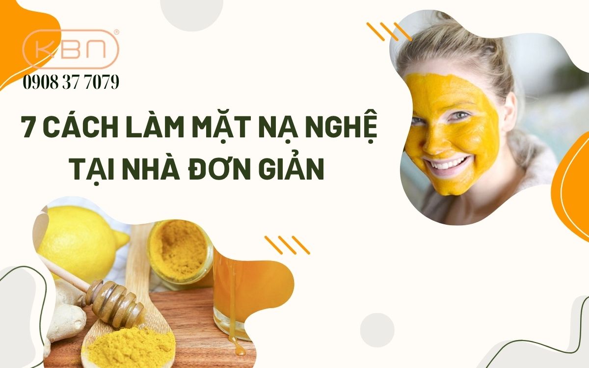 Cách làm mặt nạ nghệ tại nhà với 7 công thức đơn giản